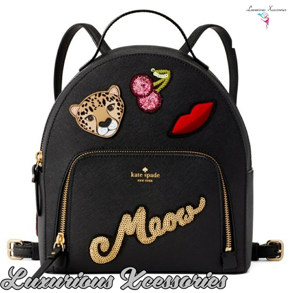 Kate spade wild leopard mini back pack